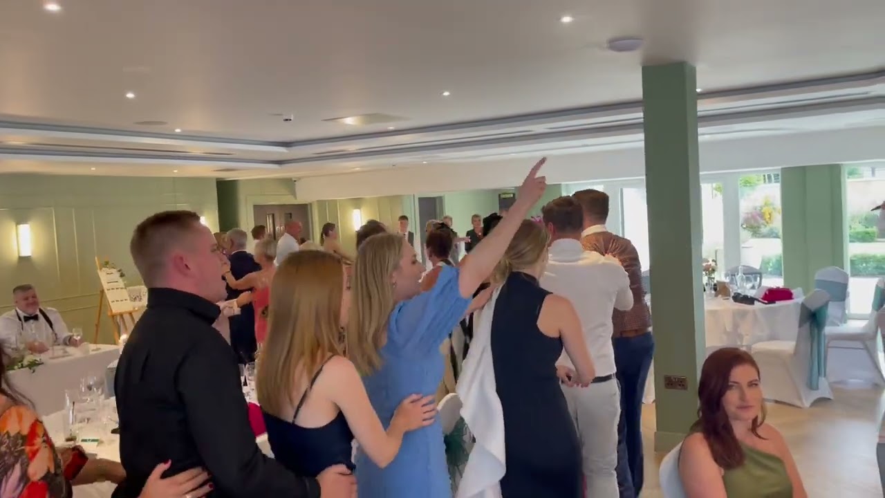 Singing Waiters with Alex and Ryan at Van Dyk Hotel, Chesterfield
