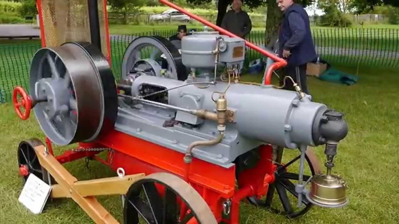 Krimo,Schweden,Gl&uuml;hkopfmotor,Kreuzkopf,stationary engine,Station&auml;rmotor,hot bulb engine