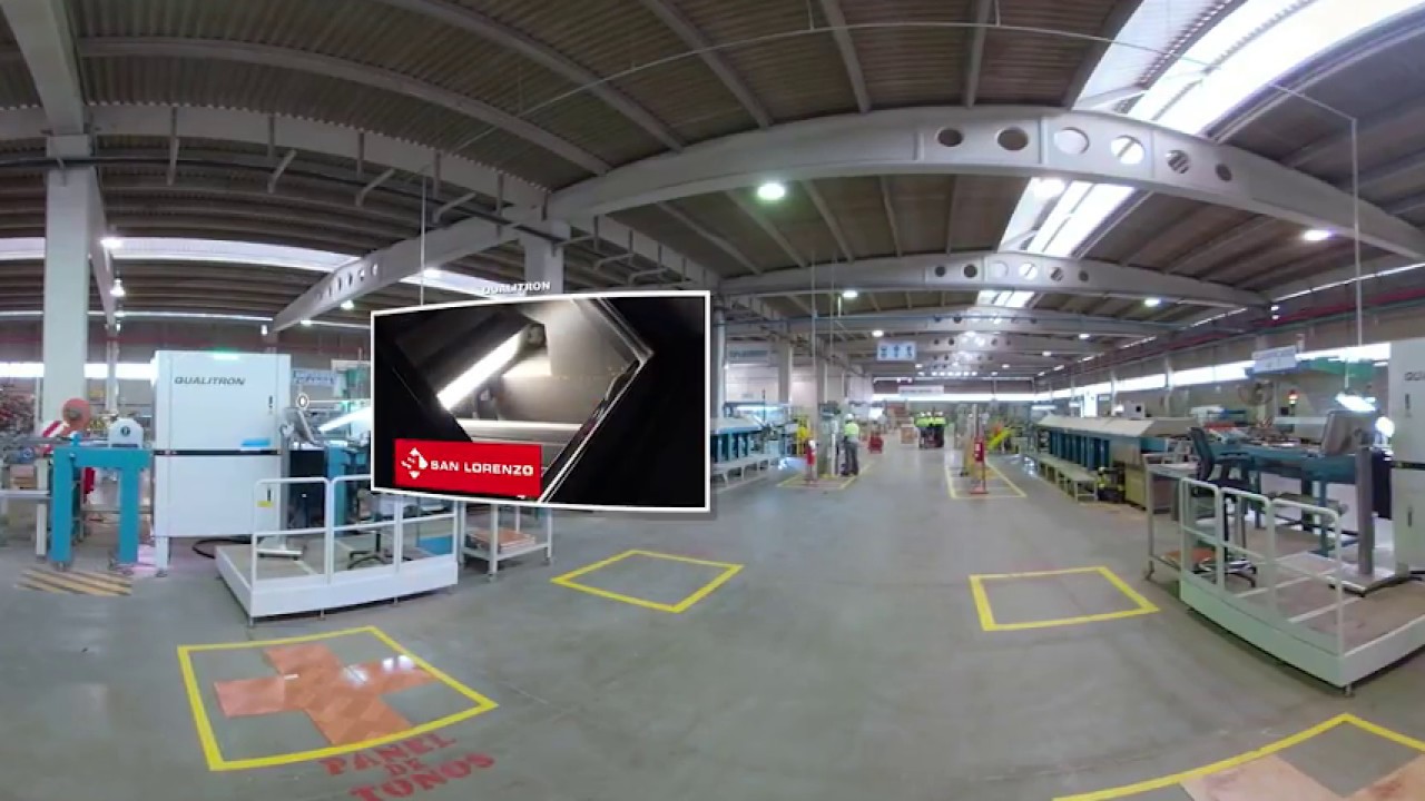 Recorrido Virtual 360º a la Planta de Producción de San Lorenzo Perú