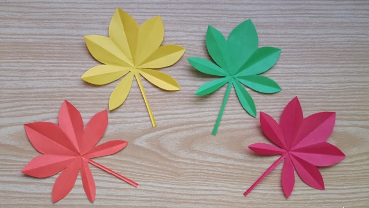 How To cut Autumn Leaves | Autumn Leaves | Paper Leaves Cutting | Paper Leaves