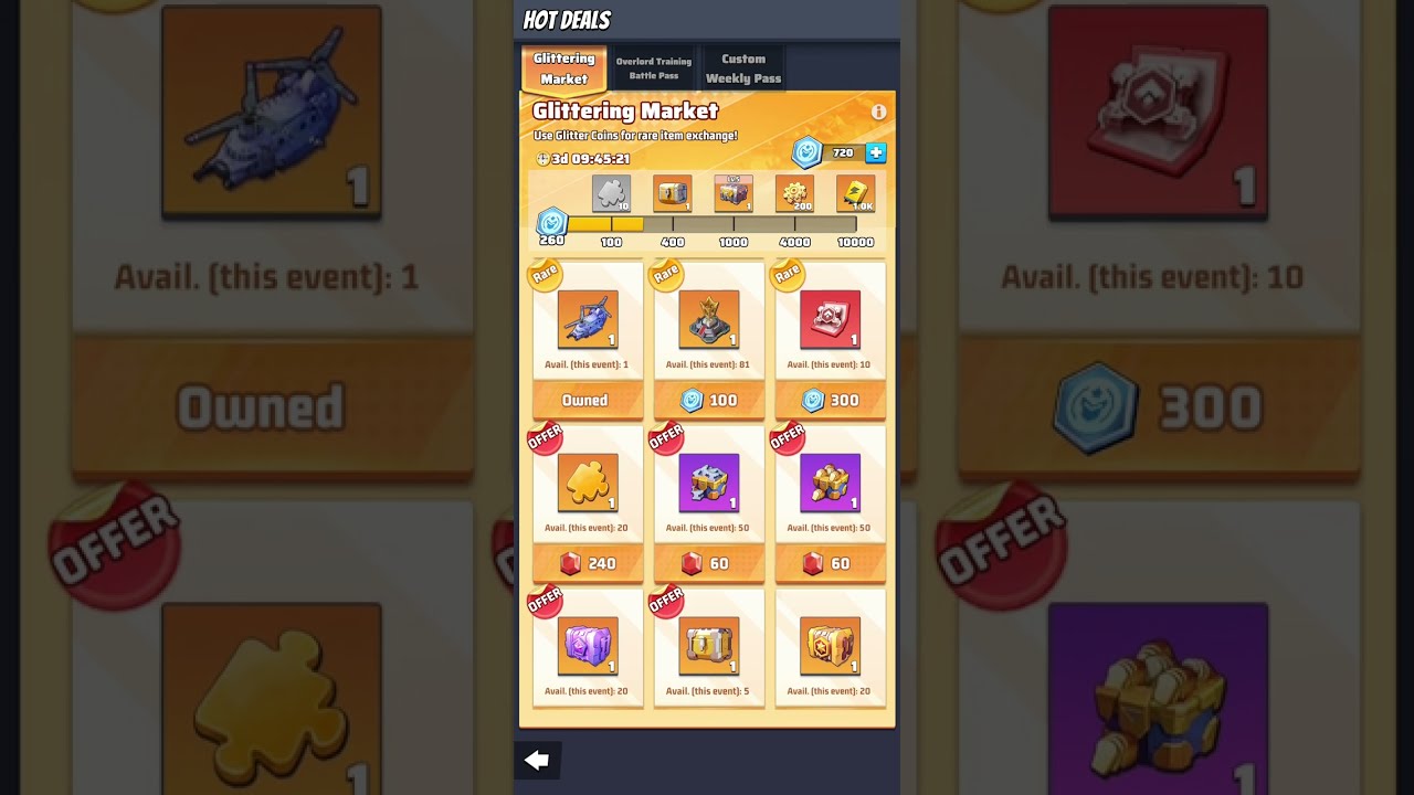 Lastwar Glittring Market   الحرب الاخيرة السوق الساطعة