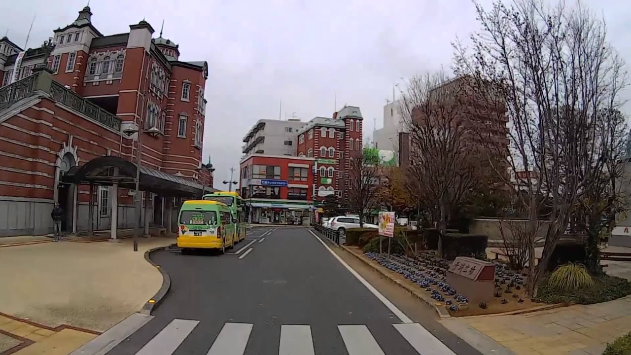 深谷市  深谷駅 南口 ⇒ 深谷駅 北口 ⇒ 市役所 ⇒ 消防署　１７号 深谷ＢＰ　『車載動画』