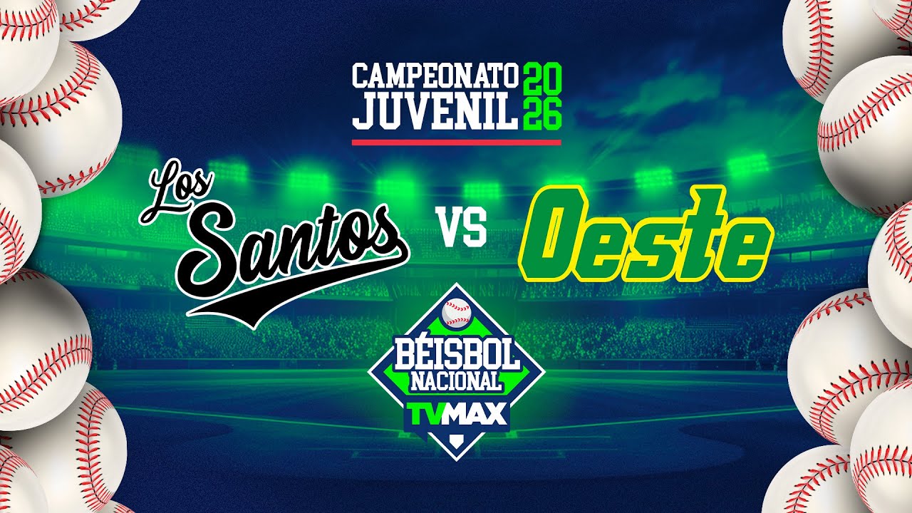 LOS SANTOS VS PMÁ. OESTE | ⚾ BÉISBOL JUVENIL  2026 | 