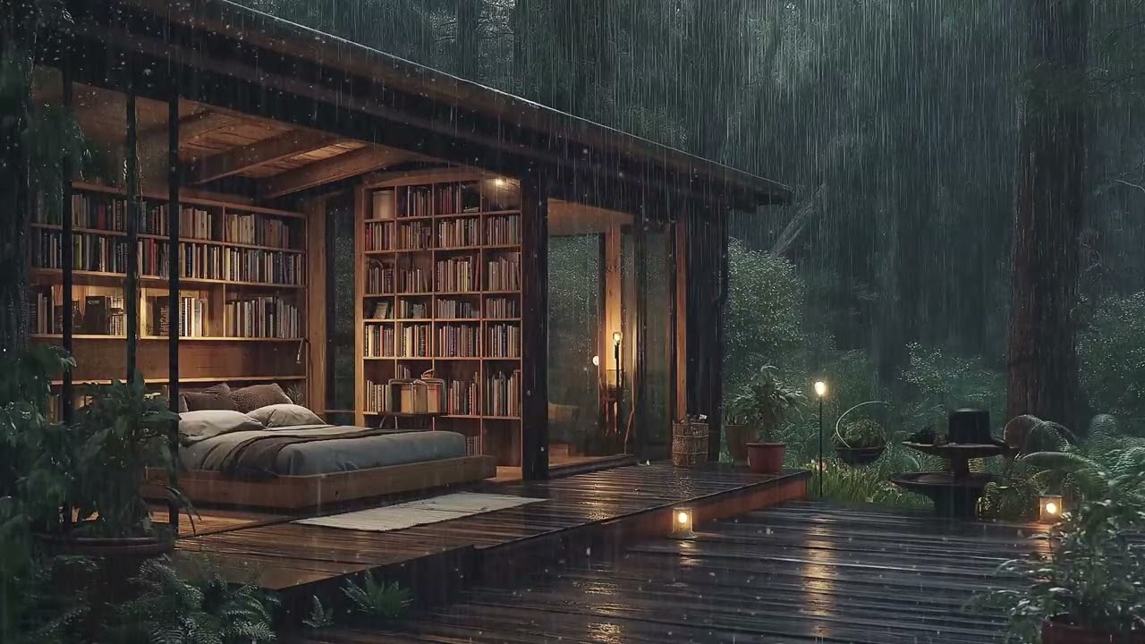 🌙🌧️ Gentle Rainfall at Night | Soothing Sounds for Deep Sleep