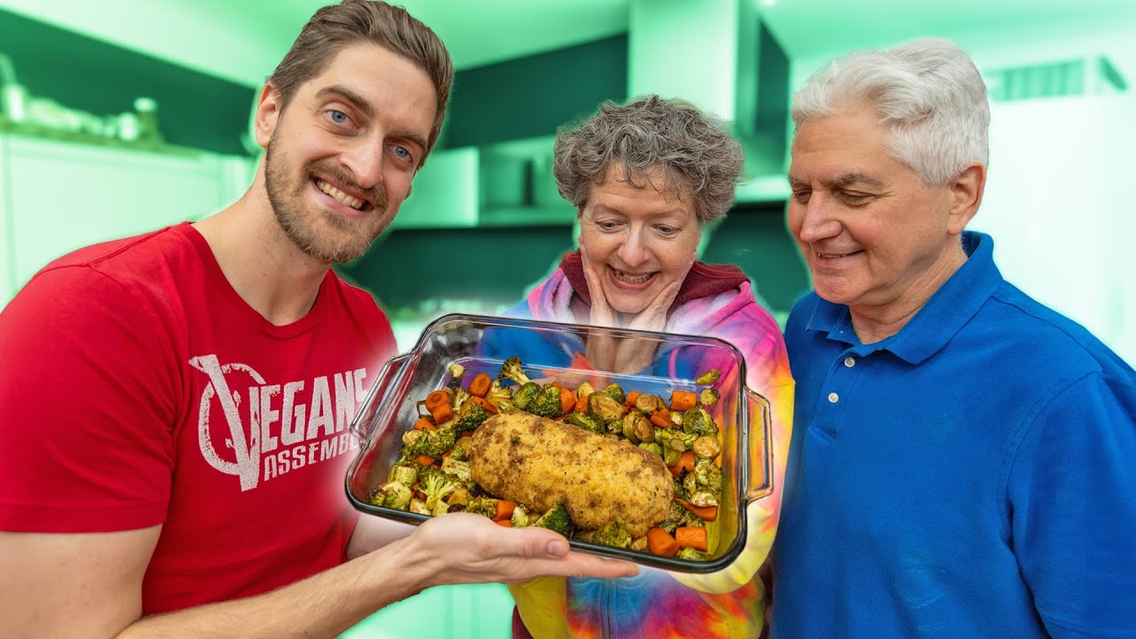 Surprising my VEGAN Parents with Thanksgiving Food!