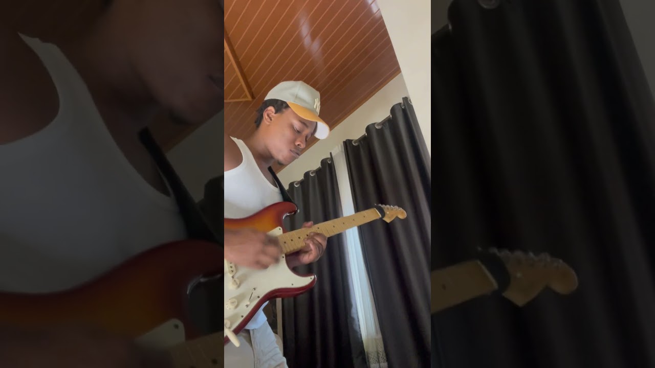 Through the fire chaka khan guitar cover ( jules hirwa ) #improvisation