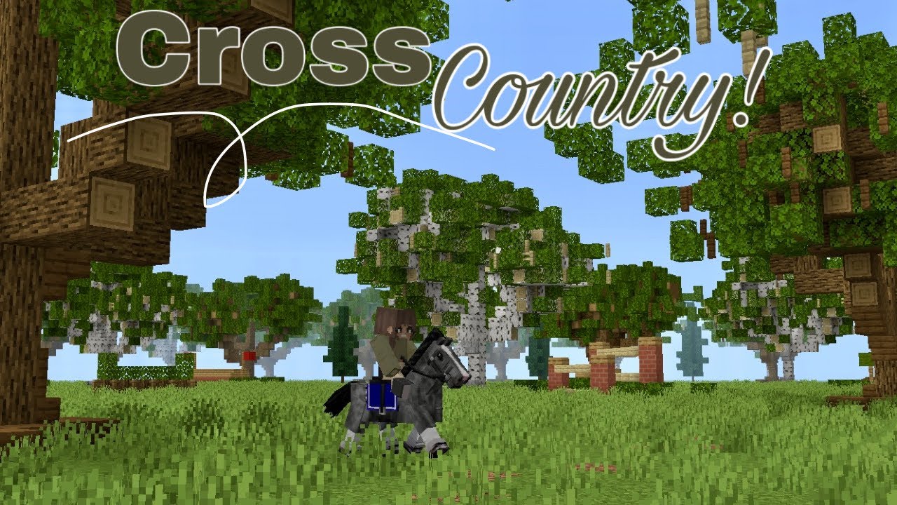 Cross Country Riding With Kosmo! | Minecraft Equestrian | DibbleCraft |