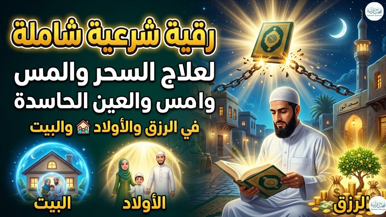 الرقية الشرعية | رقية شرعية قوية | لعلاج السحر و العين و الحسد بإذن الله -القارئ ماجد الدعوس