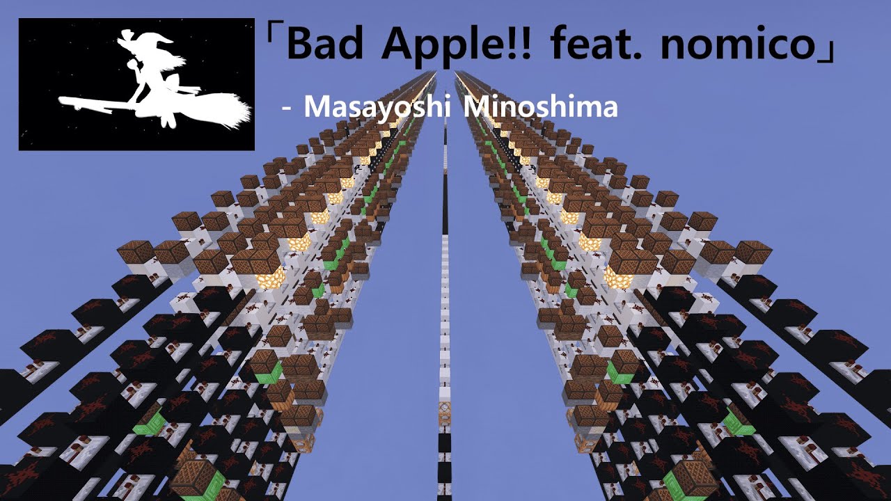Bad Apple!! but it's  NoteBlock Cover
