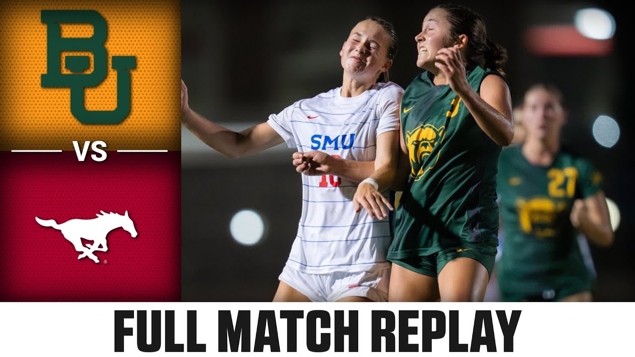 Baylor vs. SMU Full Match Replay | 2024 ACC Women's Soccer