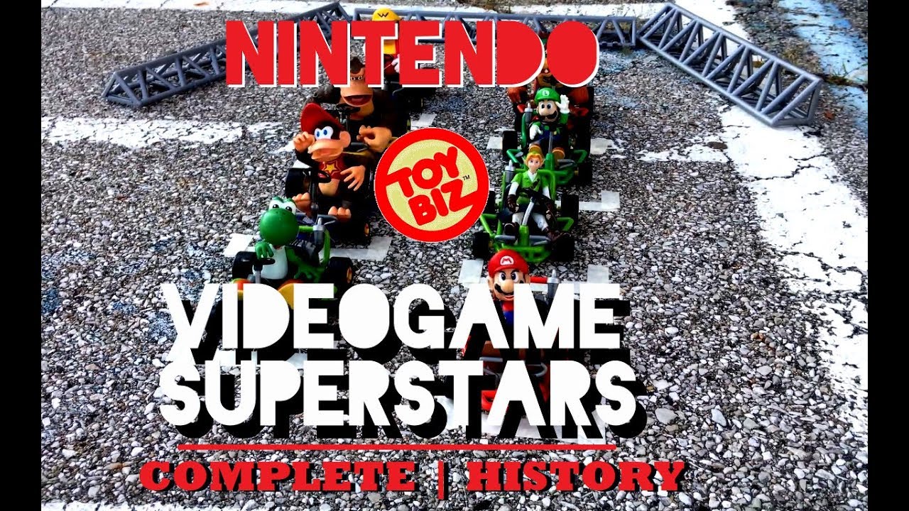Complete History of Nintendo's Video Game Superstars Figures by Toy Biz