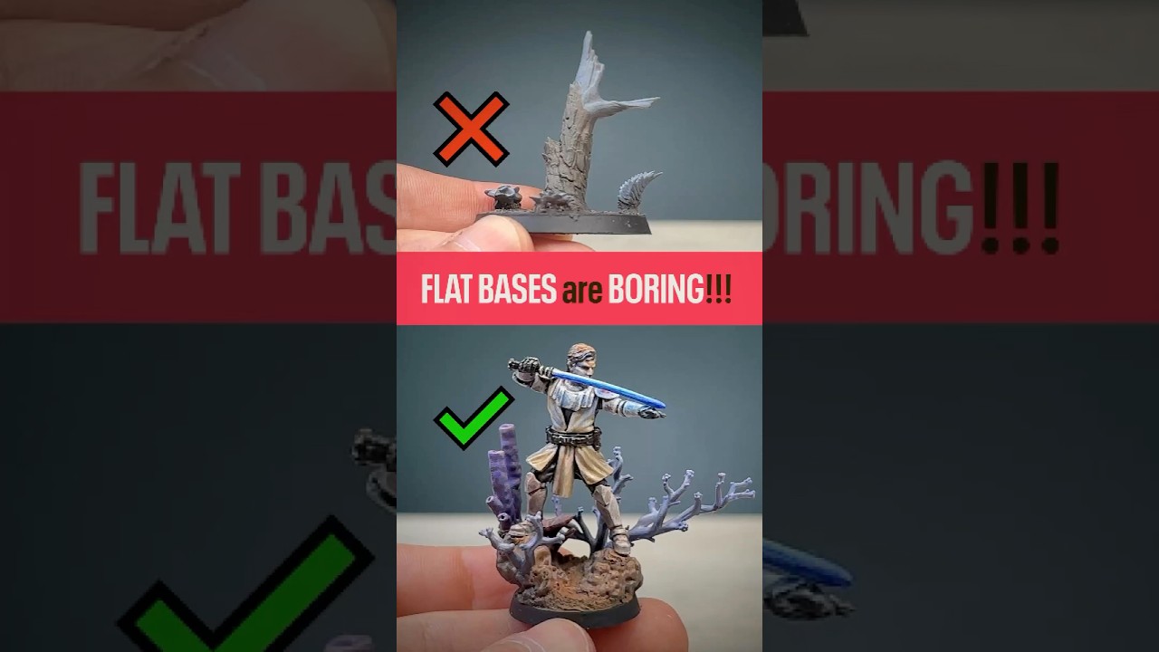 🛑 This mistake is killing your bases! 😫 #basing #miniatures #wargaming  #basingminiatures