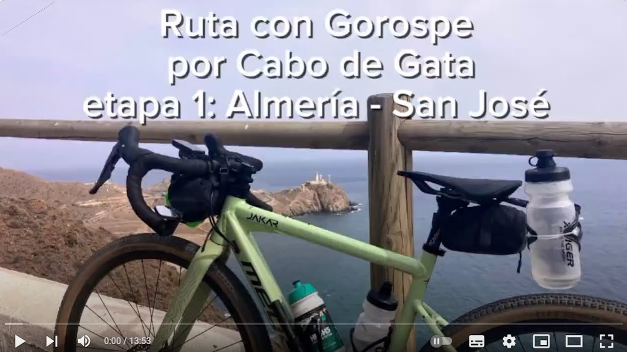 Cabo de Gata en bici con Gorospe día 1