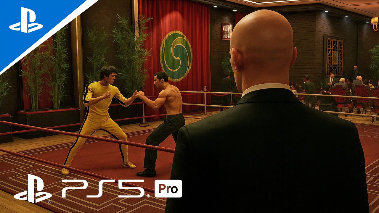 (PS5) Hitman 3 — помогите Брюсу Ли выиграть турнир «Дракон» [4K ULTRA 60FPS] Реалистичный захваты...
