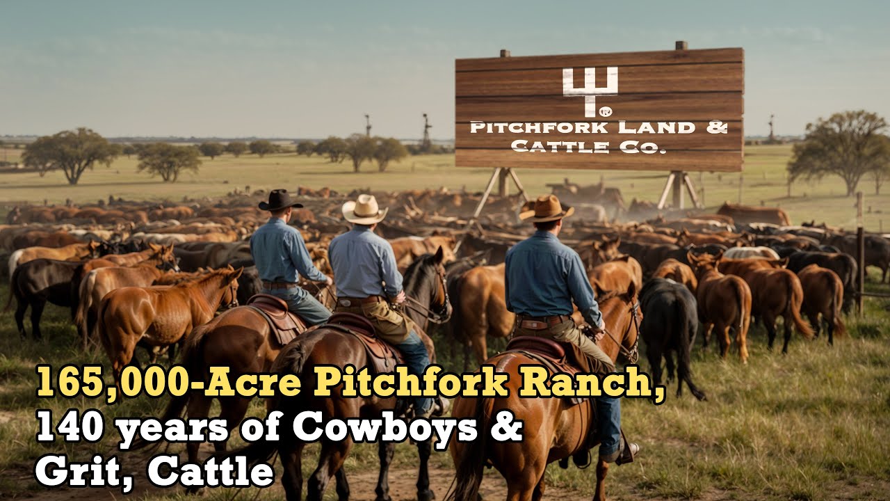 Inside Texas' 165,000 Acre Pitchfork Ranch 140 Years of Cattle, Cowboys & Survival