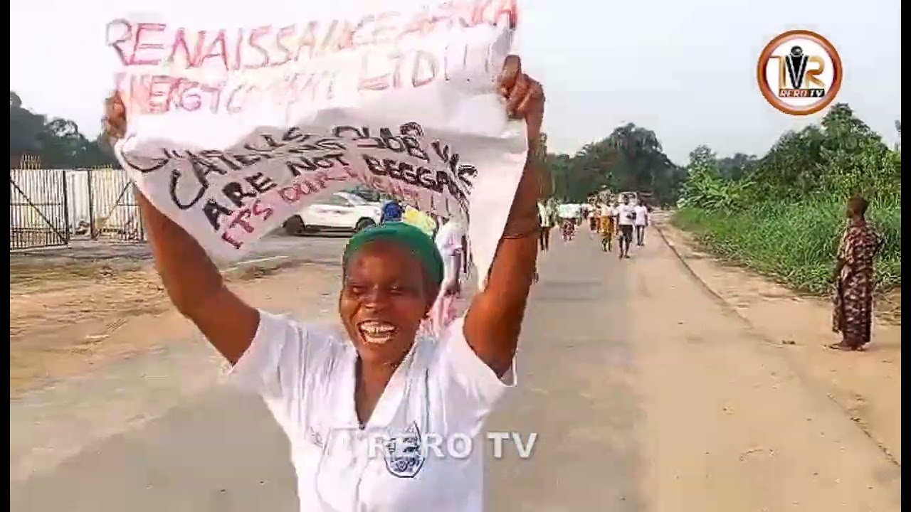 Bayelsa State : Ofoni Community protest over non compliance of Local Content by Oil Companies
