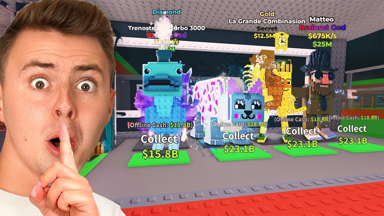 UKRADLI jsme 3 NEJVZÁCNĚJŠÍ BRAINROTY v ROBLOXU! 😱