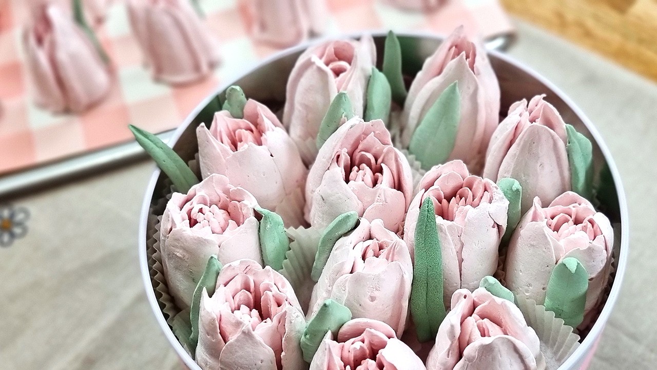 Marshmallow Tulips EASY Recipe | Perfect Gift Idea Russian Zephyr