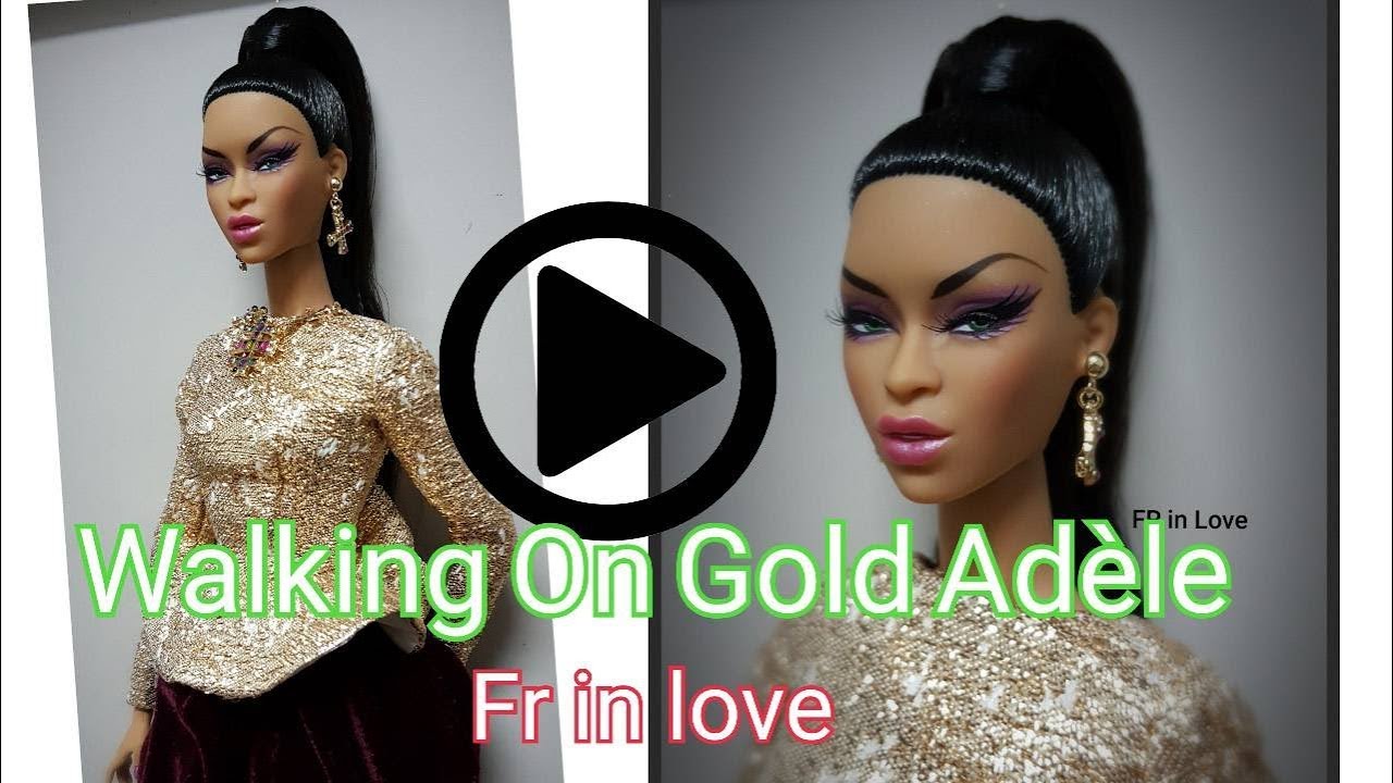 Fashion Royalty integrity toys Walking On Gold Adèle luxe life 2018 doll Review | by fr in love.