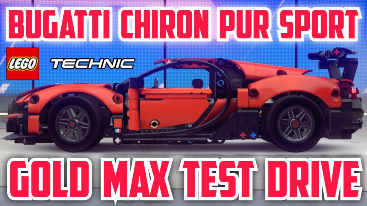 LEGO BUGATTI CHIRON PUR SPORT | GOLD MAX Test | Touchdrive | Asphalt Legends