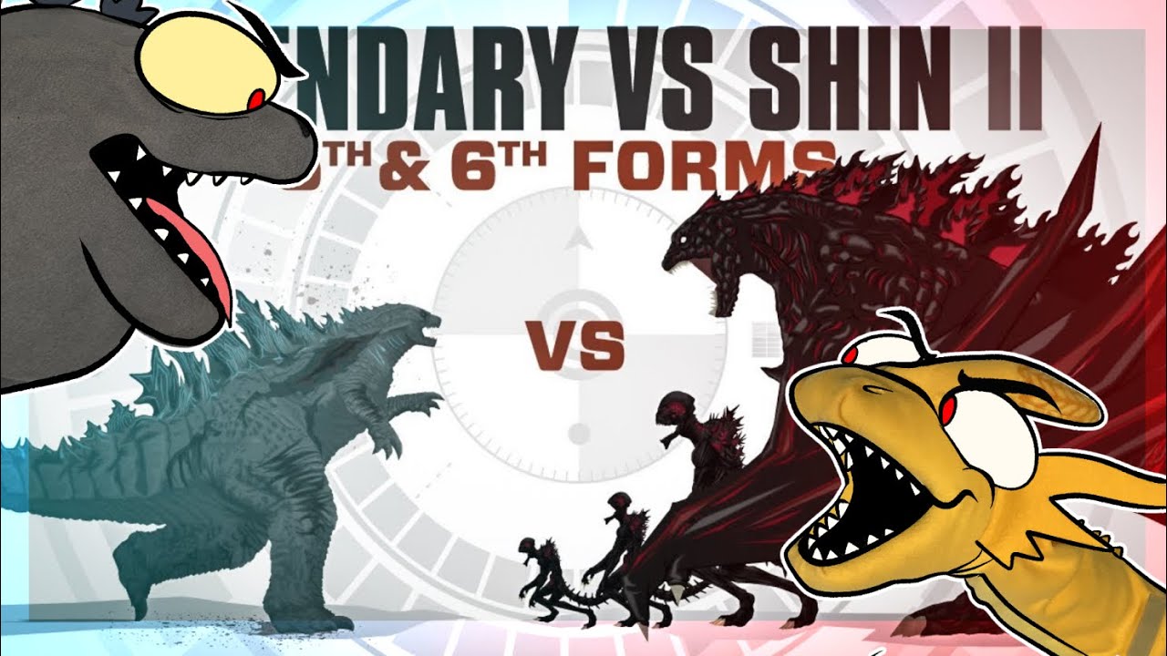 Godzilla Reacts to REMATCH: Legendary Godzilla vs Shin Godzilla's 5th and 6th forms