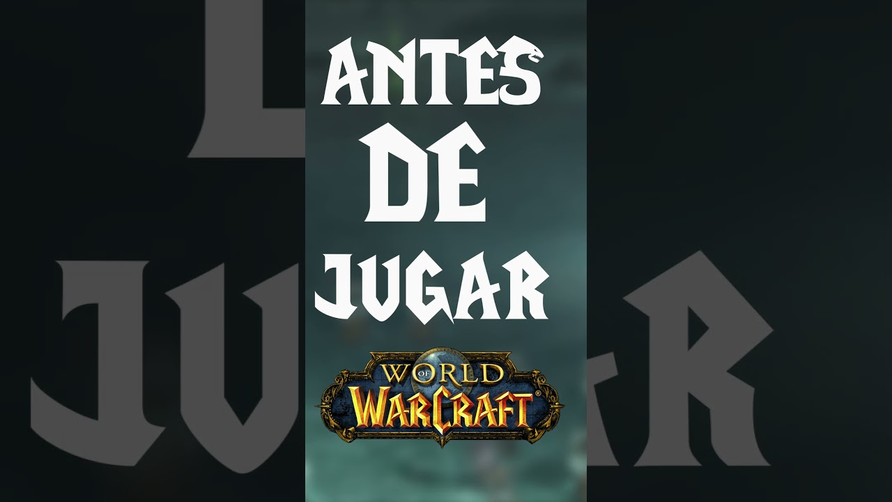 Antes de jugar WoW Y sus graficos  #wow #jusohr #worldofwarcraft