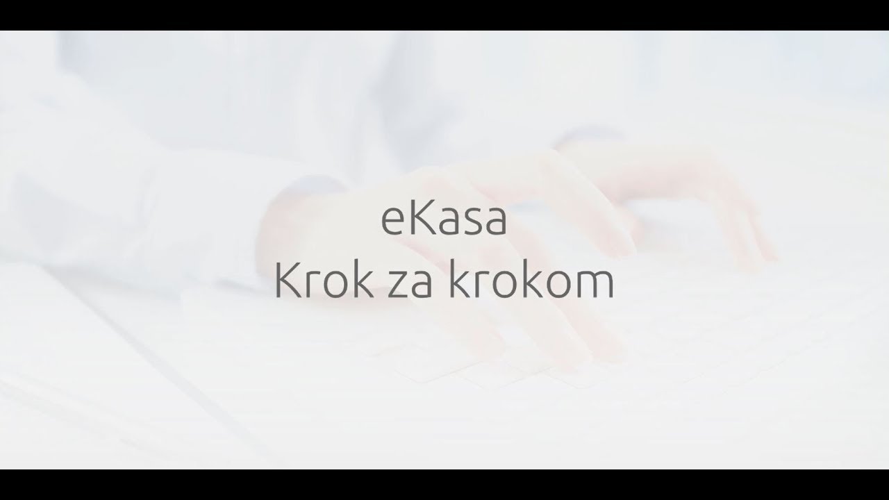 eKasa - krok za krokom: Žiadosť o pridelenie kódu