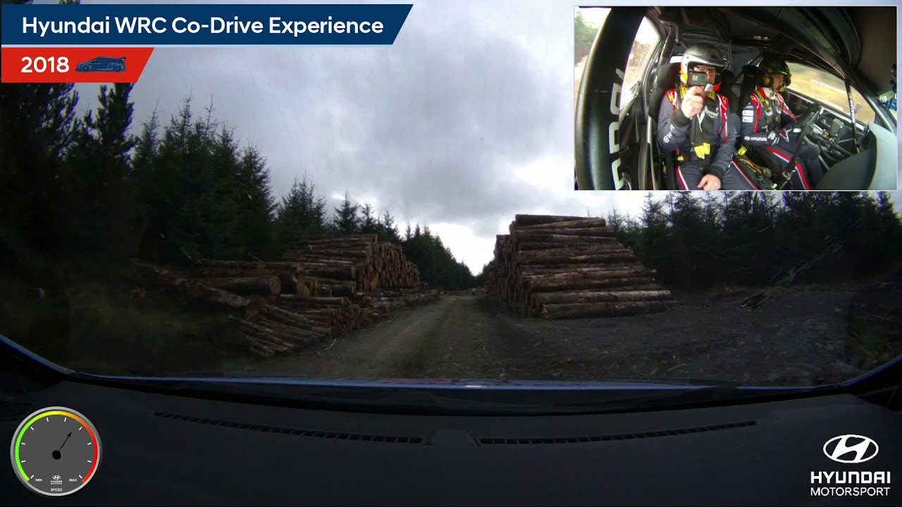 Hyundai i20 WRC Passenger Ride on Welsh Rally Stage