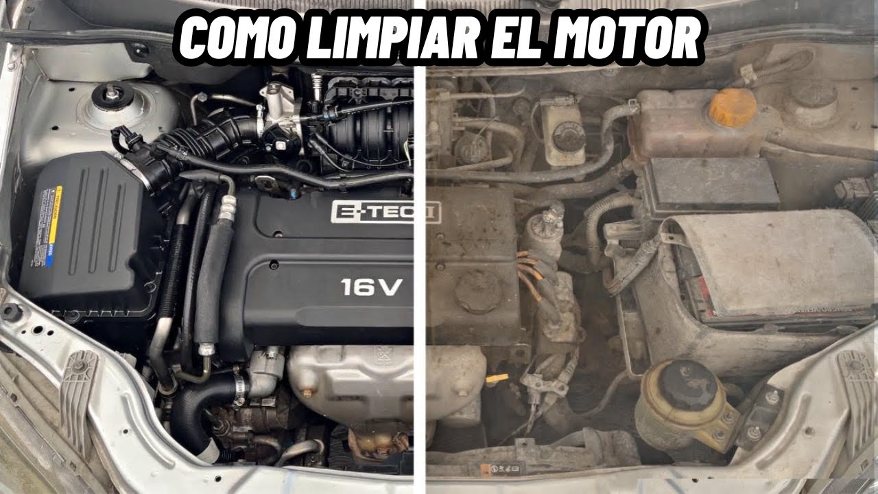 Como limpiar el motor de un auto EN 5 MINUTOS / Tips de Detallado automotriz
