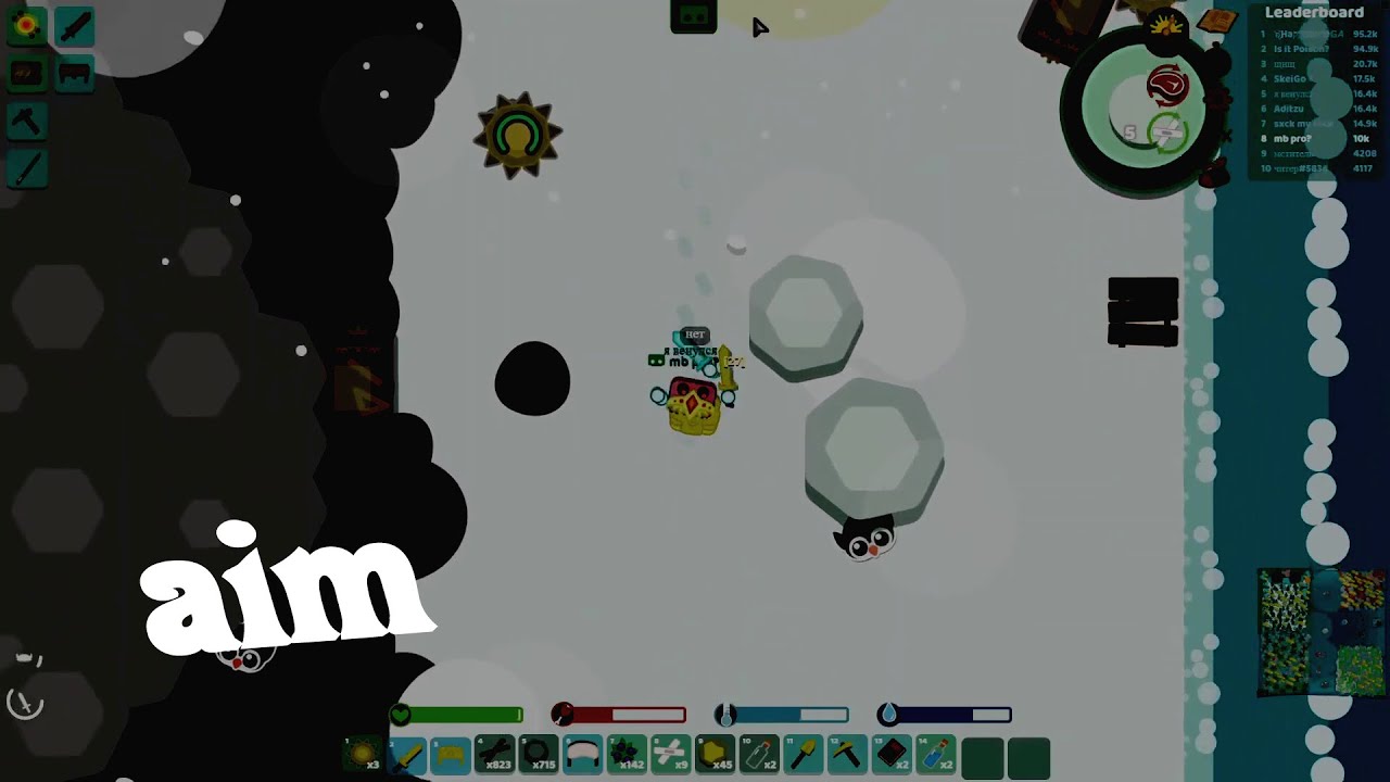Starve.io - Bad aim? [Kill compilation]