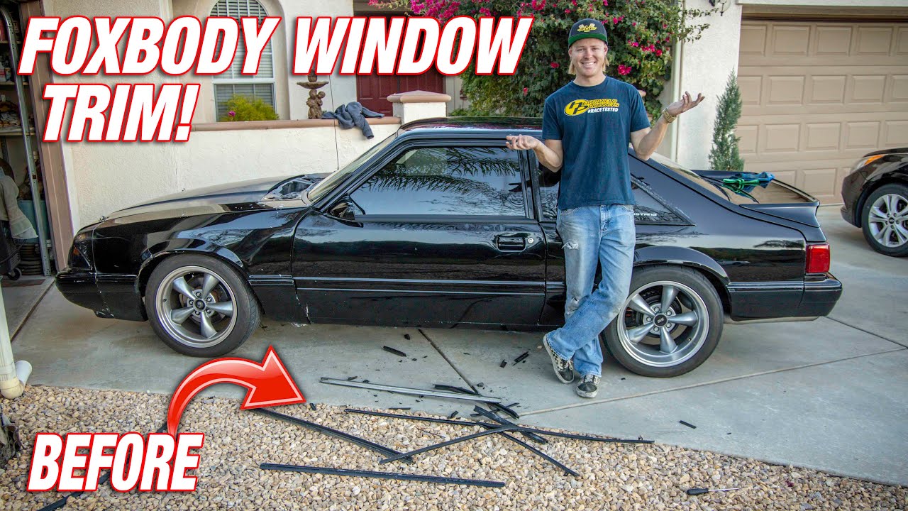 Fixing My Foxbody's TERRIBLE Window Trim!