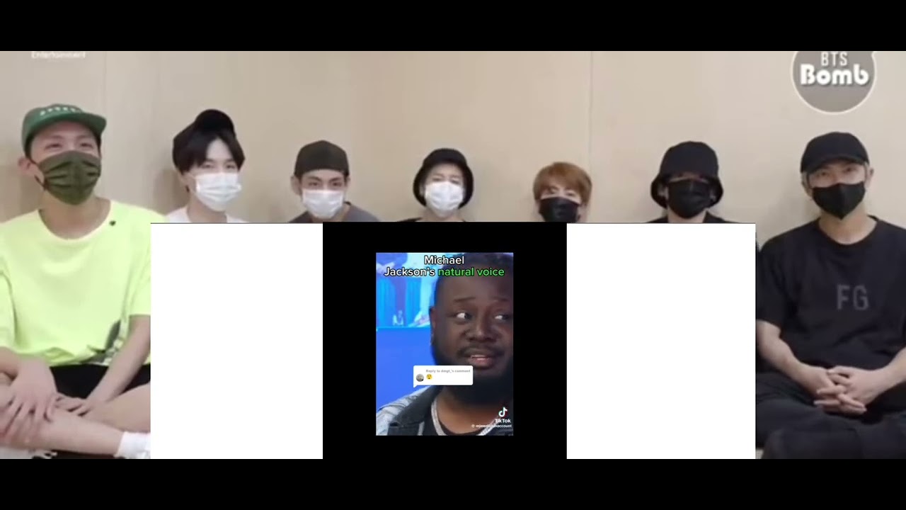 bts reaction to Michael Jackson moments I found on Tiktok pt 2 (fake reaction)