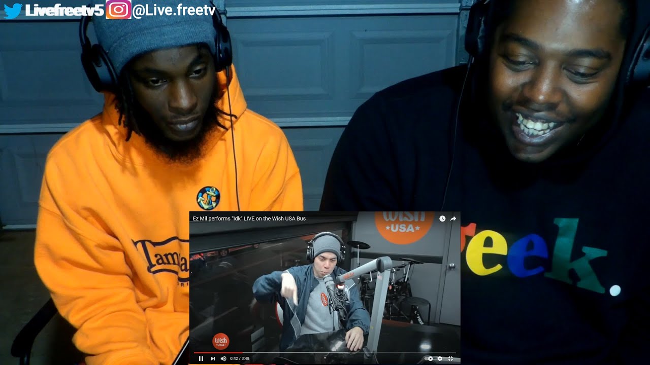 Ez Mil   IDK Live Performance on Wish Bus (Reaction)