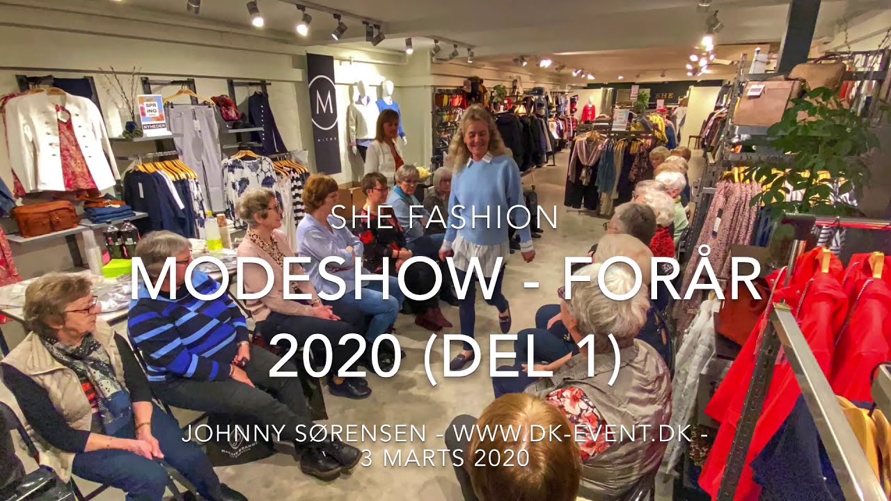 Modeshow hos SHE Fashion i Hobro - Forår 2020 (Del 1)