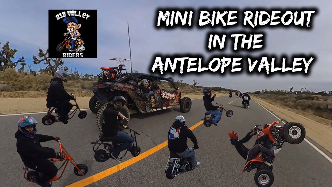 Mini Bike Rideout In The Antelope Valley