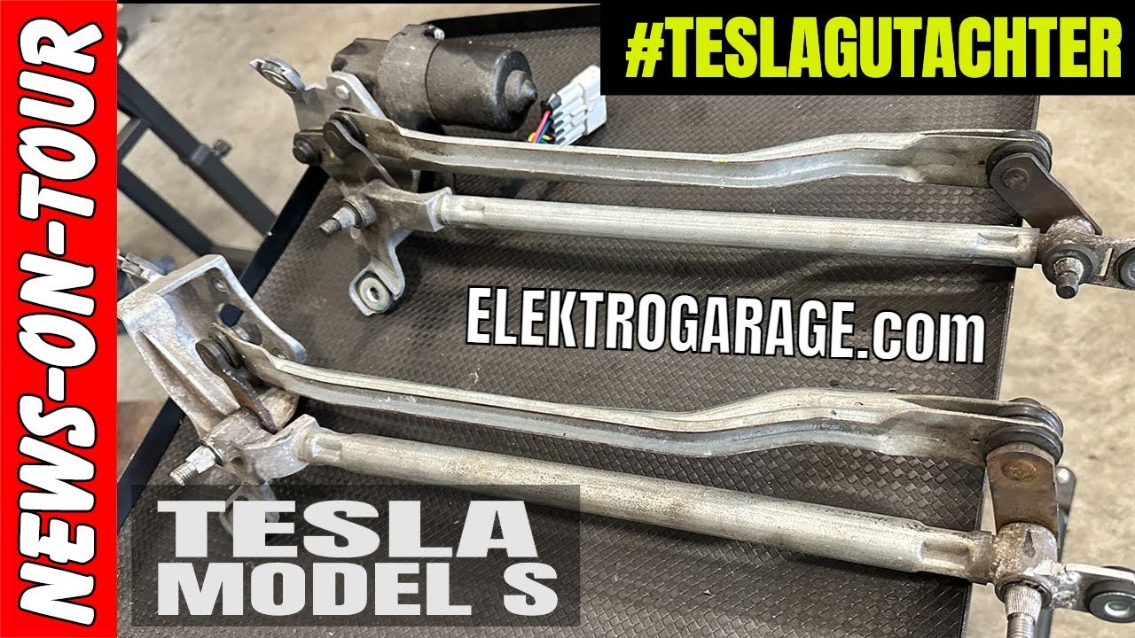 50% Reparaturkosten gespart! Wischerarm schleift an Motorhaube nach 268.000 km. Tesla Model S P85