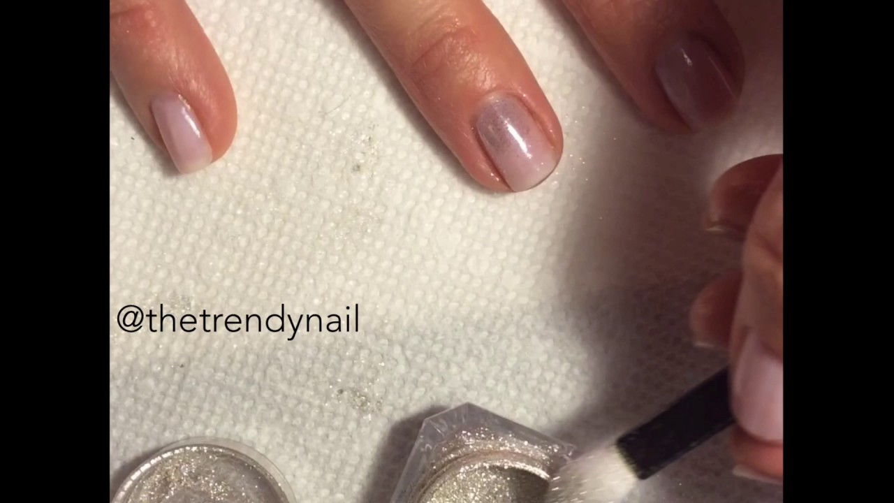 Chrome Gradient Nails -  No Gel Needed!