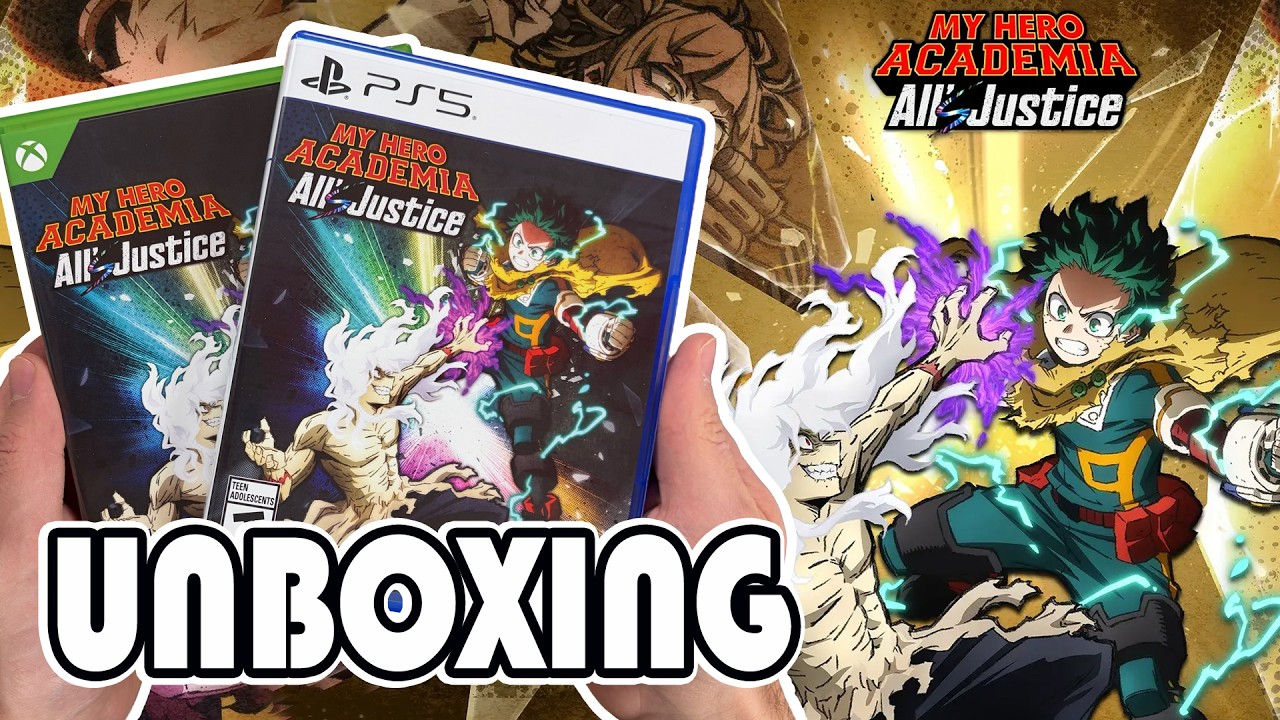 My Hero Academia: All’s Justice  (PS5 / Xbox Seriex X) Unboxing