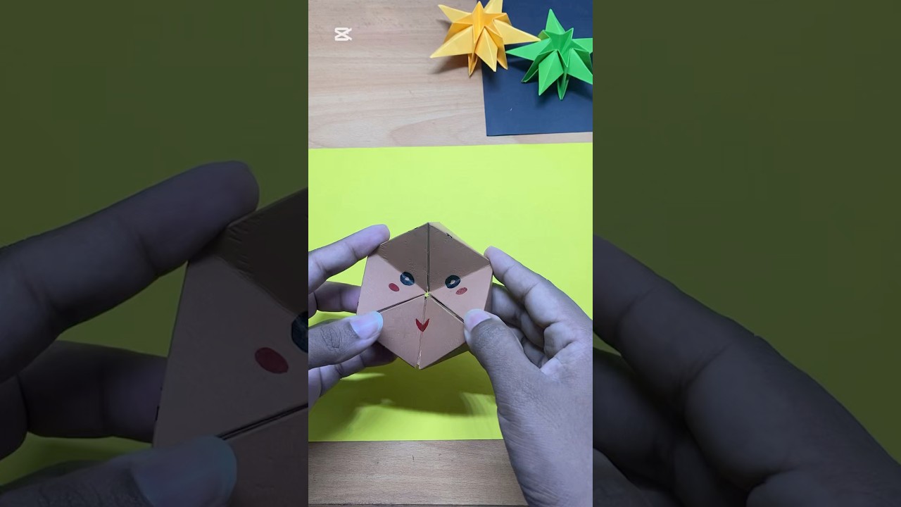 Craft Idea Flextangle🎲#flextangle #craft #origami #diy #satisfyingbish #relax #viral #craftfun 💙🦋