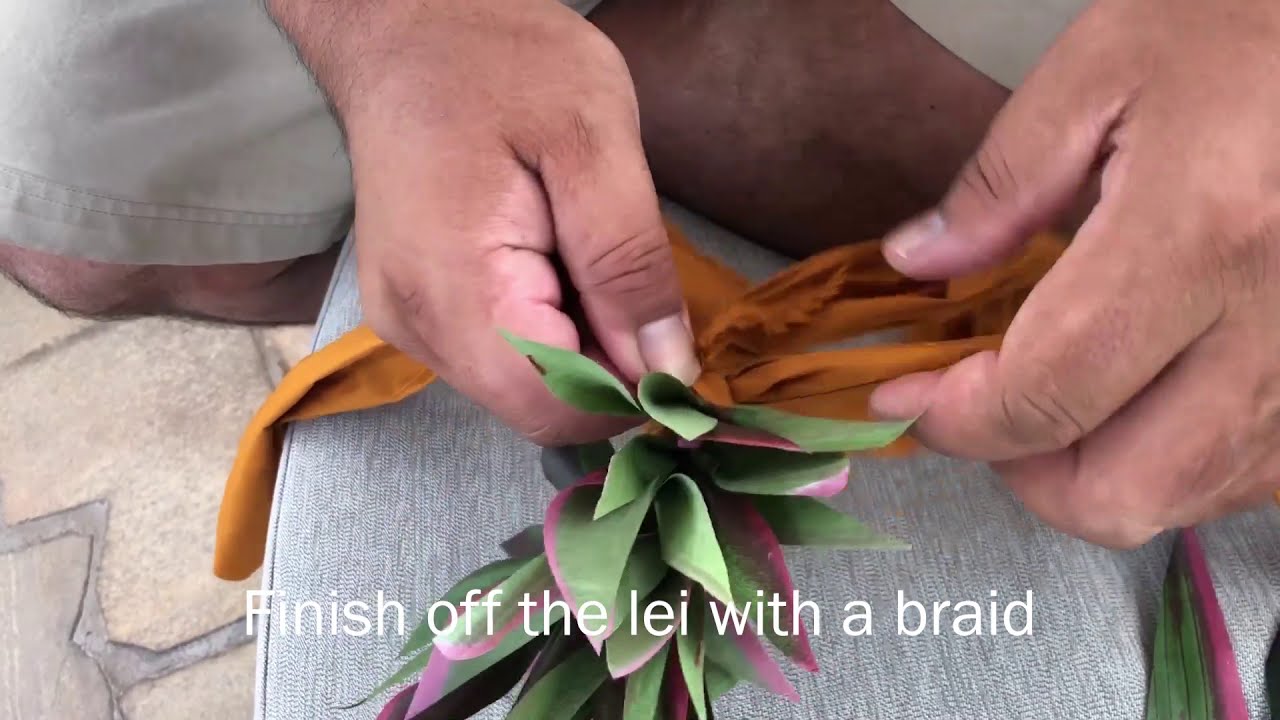 Making a Hawaiian Lei at Home