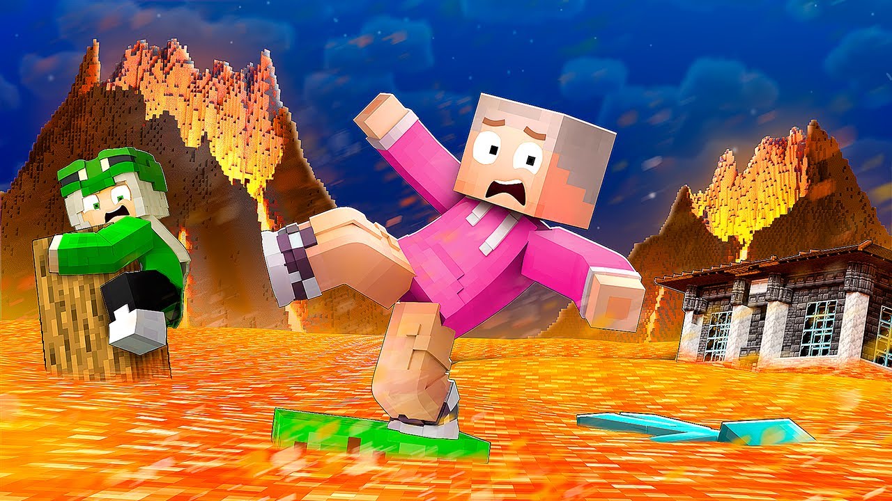 FREUNDE vs. LAVA BODEN! - Minecraft Freunde 2