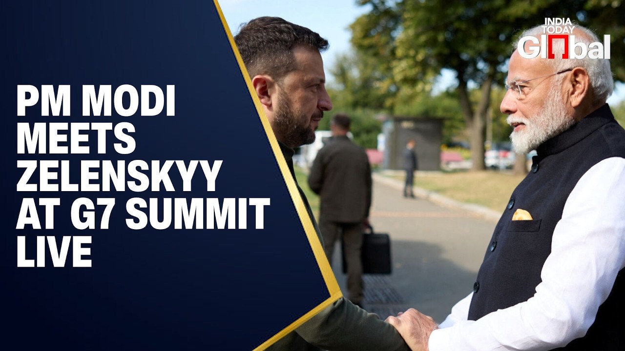 LIVE: PM Modi Holds Bilateral Meeting with Ukrainian President Volodymyr Zelenskyy