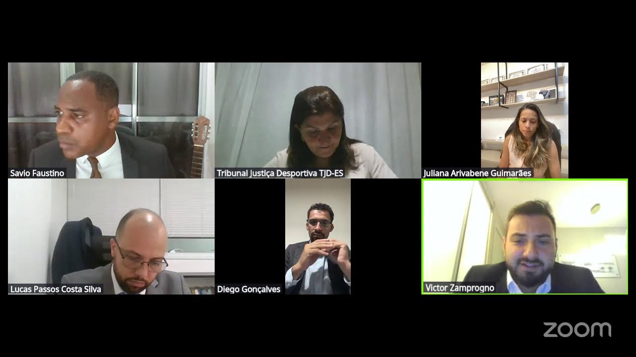 Sessão da Segunda Comissão Disciplinar do TJD/ES.