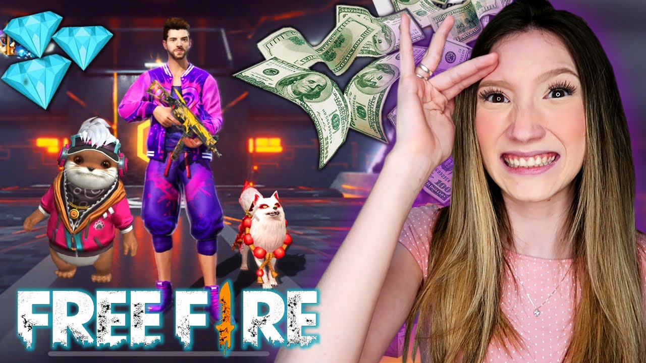 GASTEI TODO MEU DINHEIRO NO FREE FIRE *Zabetta Macarini*
