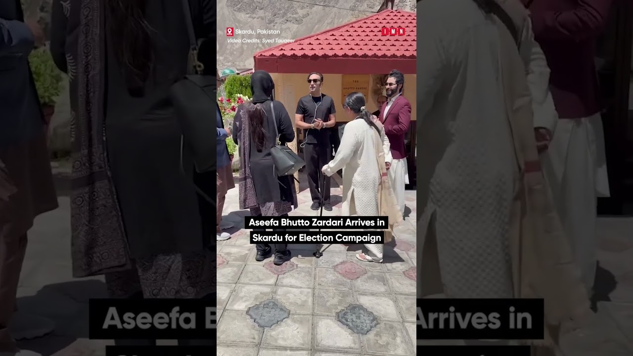 GB Elections: Aseefa Bhutto Zardari Arrives in Skardu