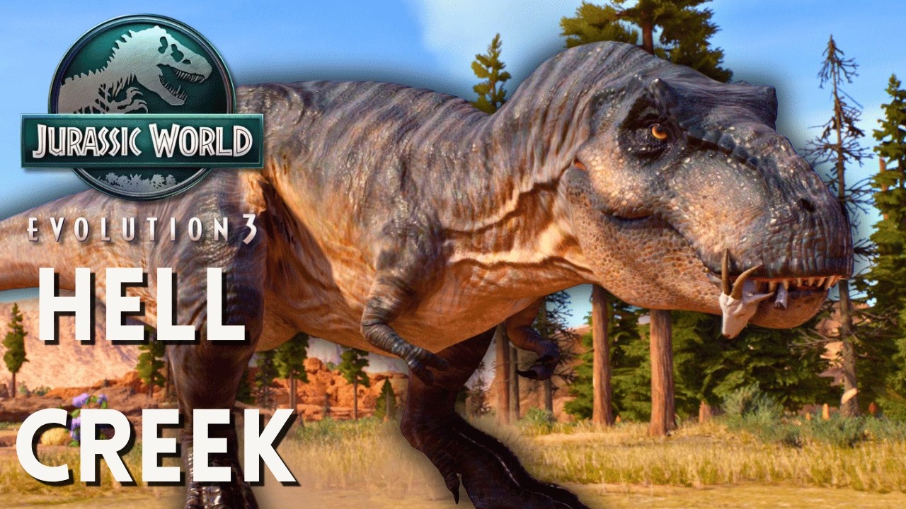 Создание первоначальной среды обитания тираннозавра в игре Jurassic World Evolution 3 | Парк Хелл...