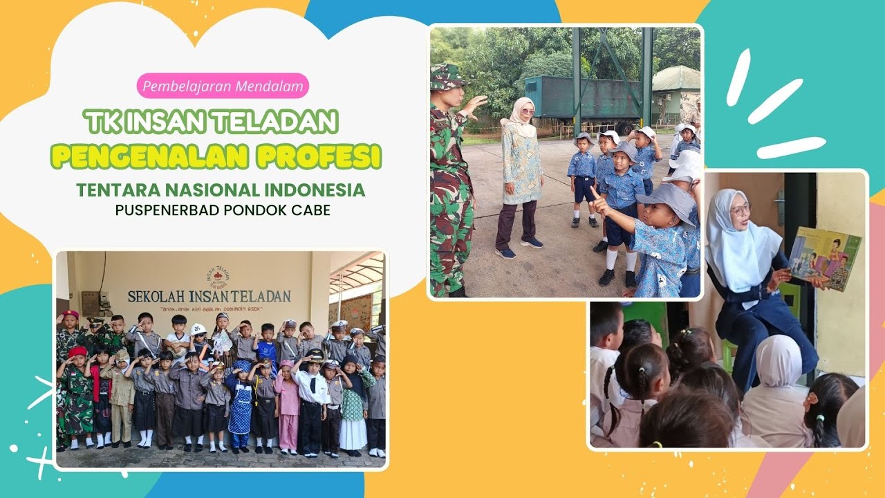 Kegiatan Pengenalan Profesi TNI untuk Anak TK Insan Teladan