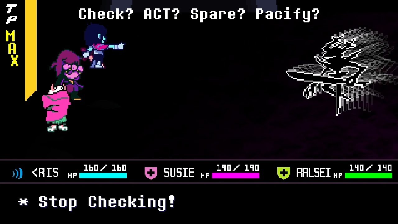 Roaring Knight Fight All Actions Besides Attacking – Deltarune Chapter 3