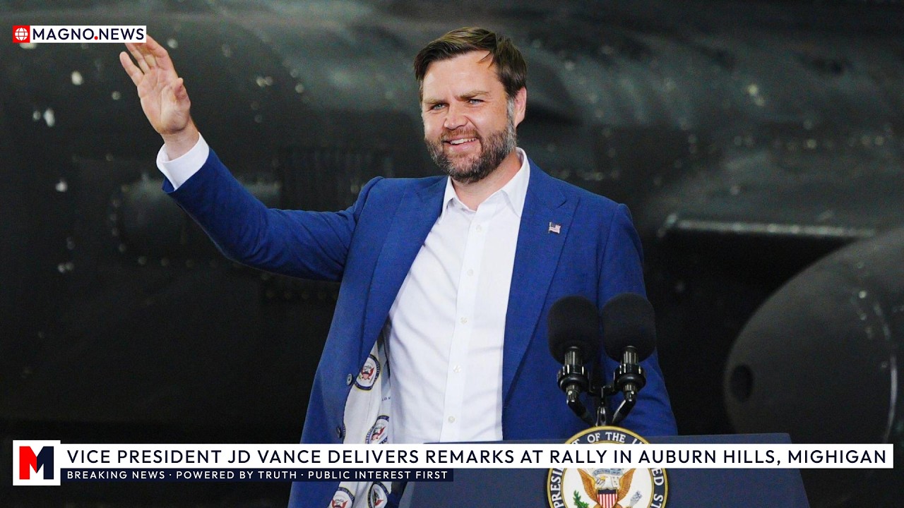 🇺🇸 JD Vance Delivers Remarks & Takes Questions at Robotics Company in Auburn Hills, Mighigan [LIVE]