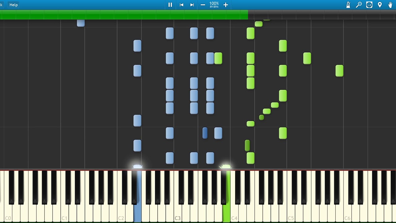 Piano Tiles 2 - La Ronde de Lutins (Synthesia)